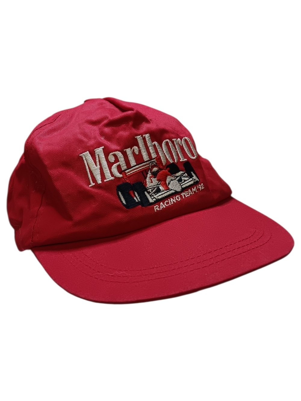Vintage Marlboro Racing Team '92 Red Adjustable Snapback Cap
